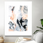 Blush Flame I by Ethan Harper on GIANT ART - white abstract