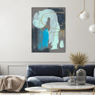 Swivel I by Jennifer Goldberger on GIANT ART - gold abstract abstract