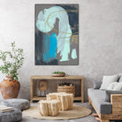 Swivel I by Jennifer Goldberger on GIANT ART - gold abstract abstract