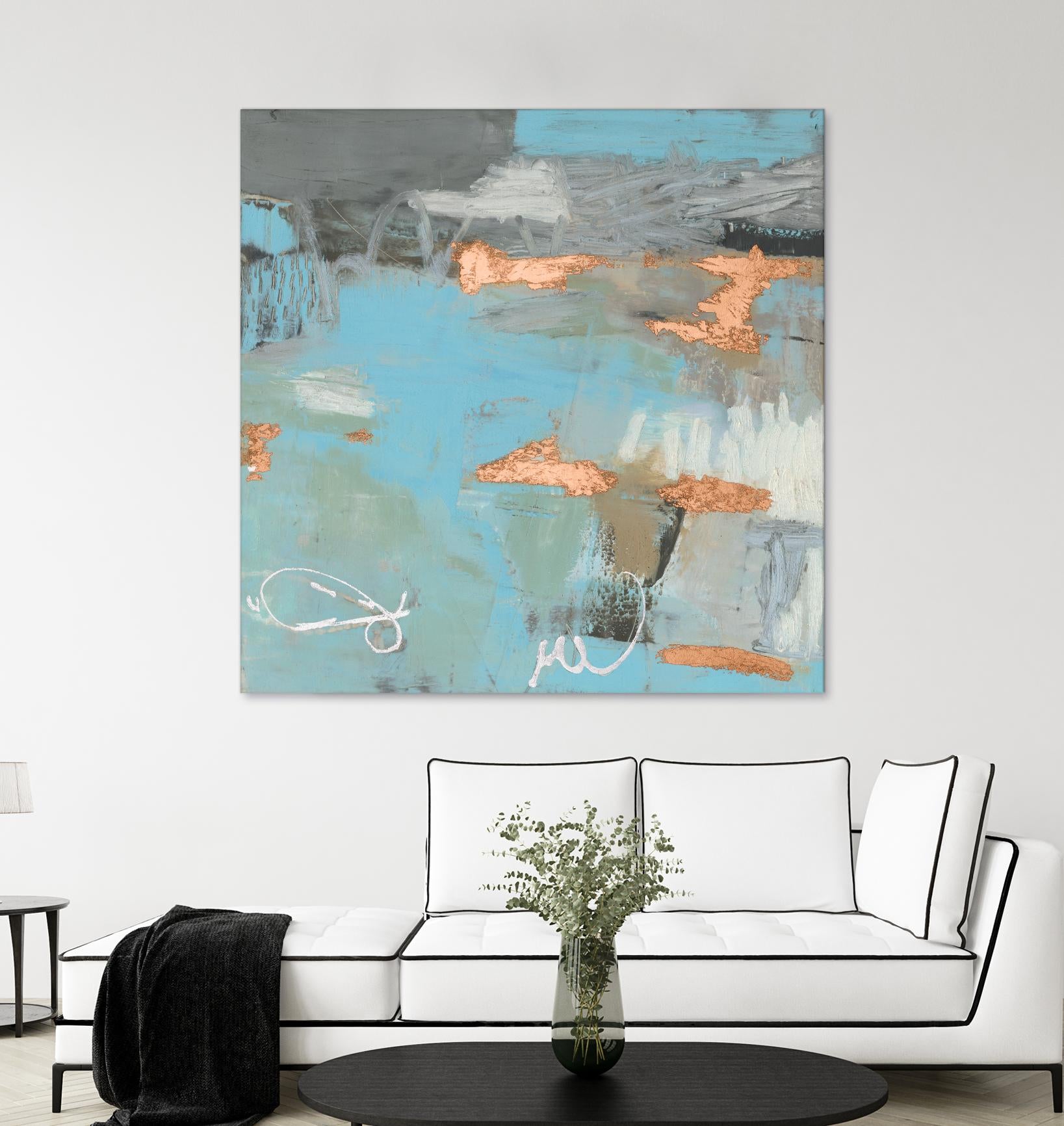 Thither III by Sue Jachimiec on GIANT ART - gold abstract abstract