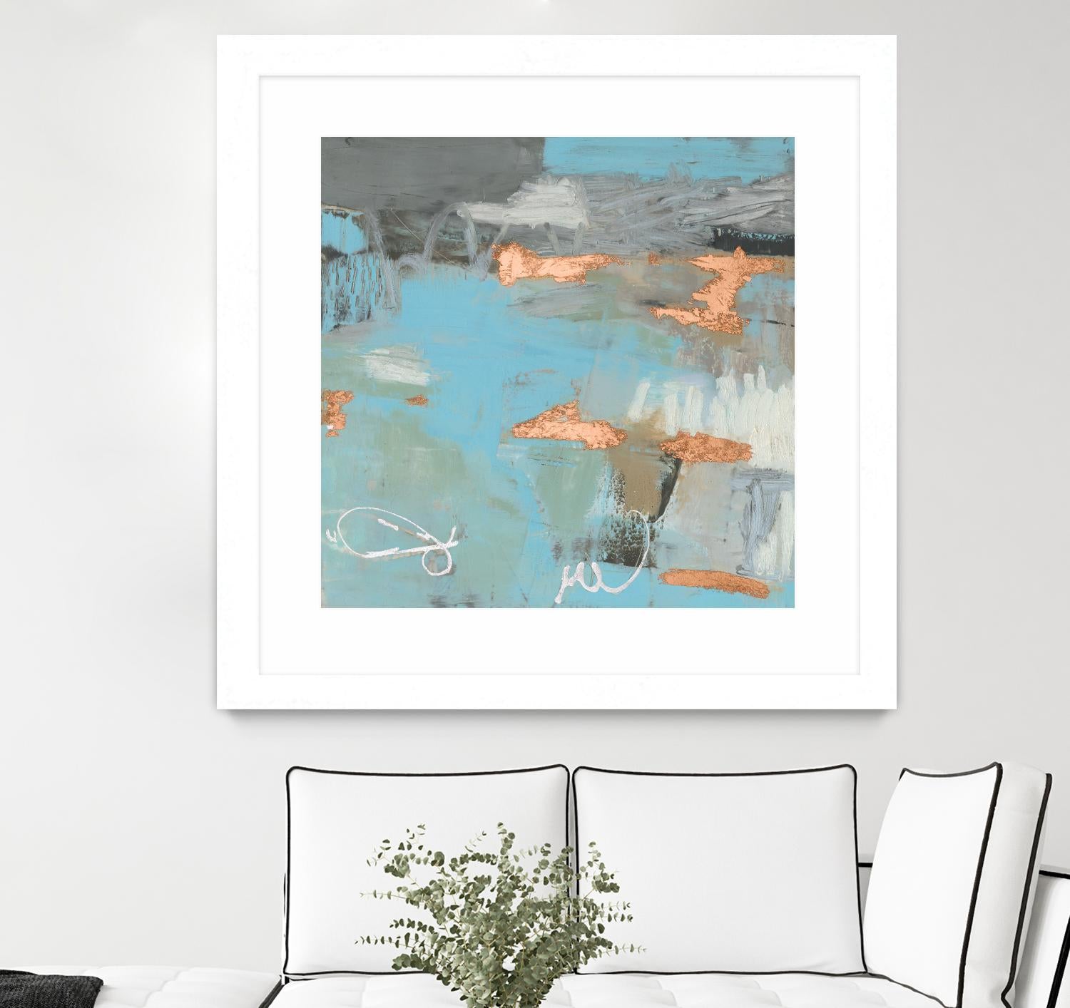 Thither III by Sue Jachimiec on GIANT ART - gold abstract abstract