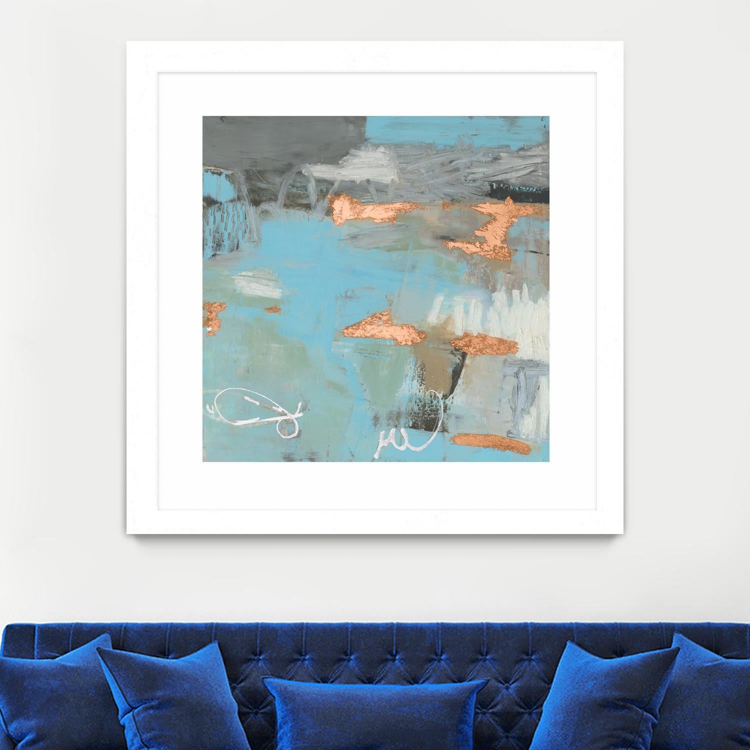 Thither III by Sue Jachimiec on GIANT ART - gold abstract abstract