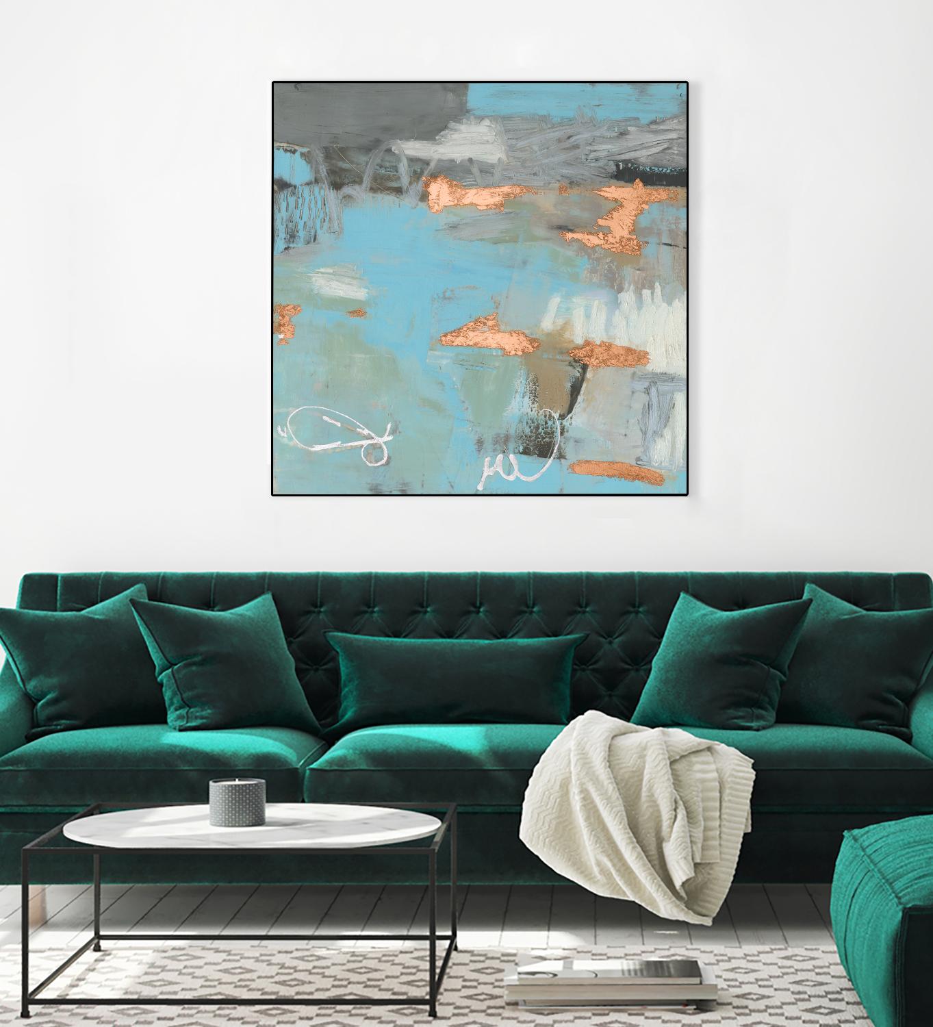 Thither III by Sue Jachimiec on GIANT ART - gold abstract abstract
