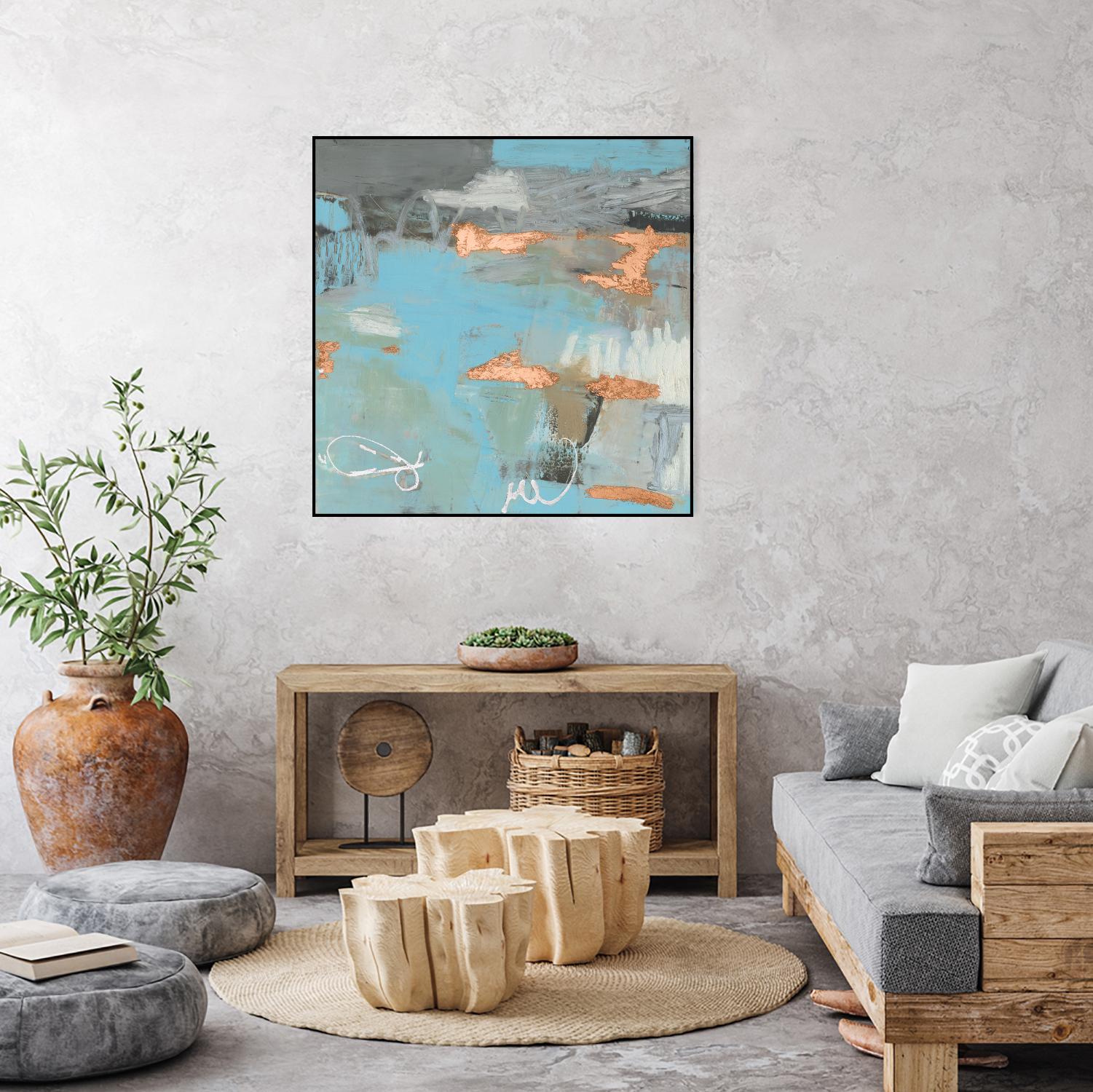 Thither III by Sue Jachimiec on GIANT ART - gold abstract abstract