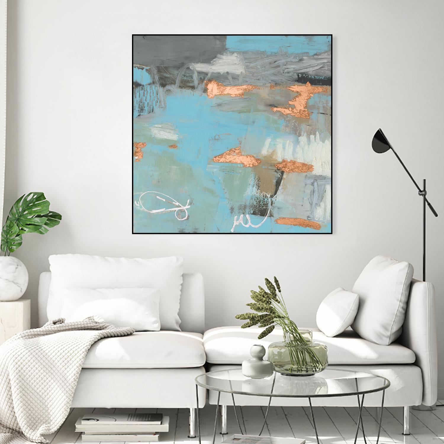 Thither III by Sue Jachimiec on GIANT ART - gold abstract abstract