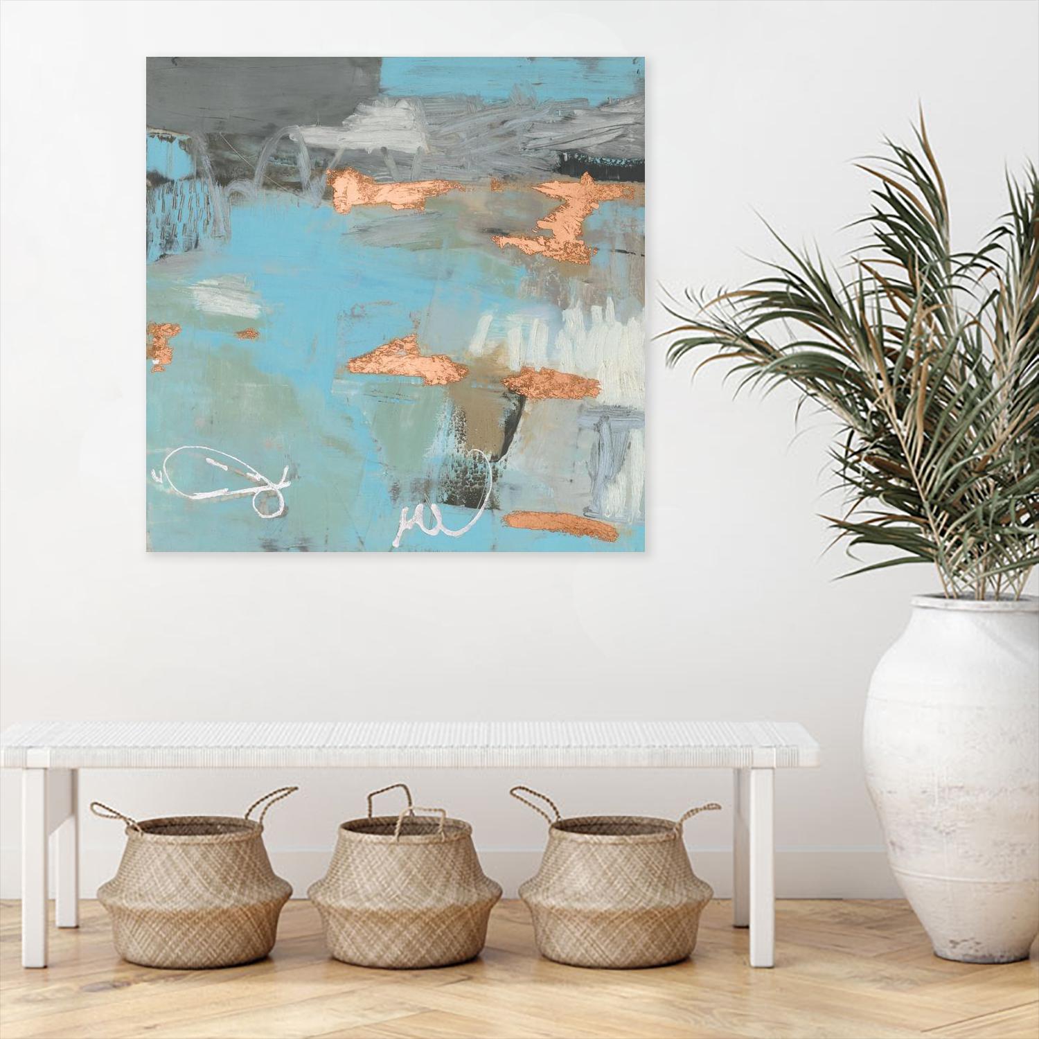 Thither III by Sue Jachimiec on GIANT ART - gold abstract abstract