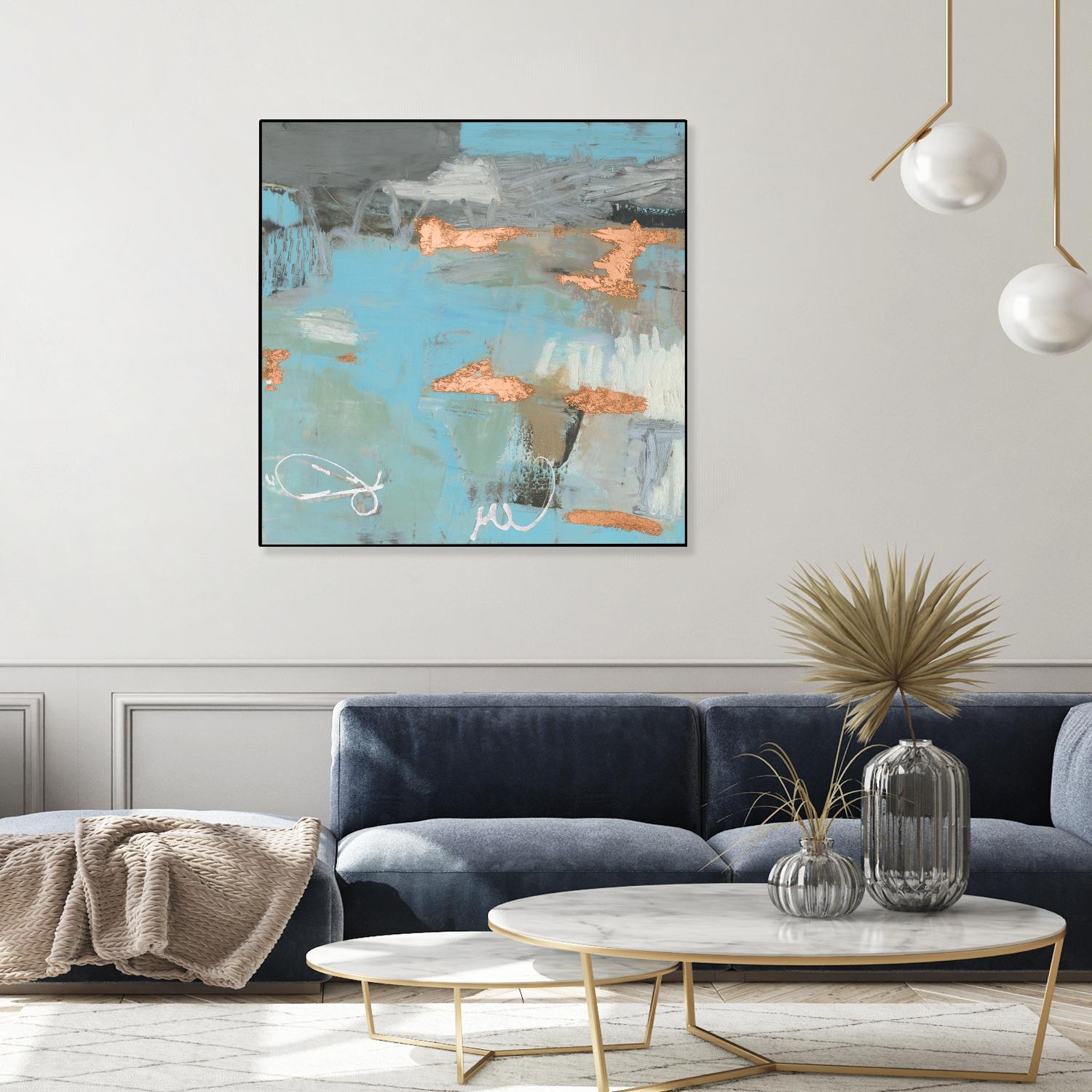 Thither III by Sue Jachimiec on GIANT ART - gold abstract abstract