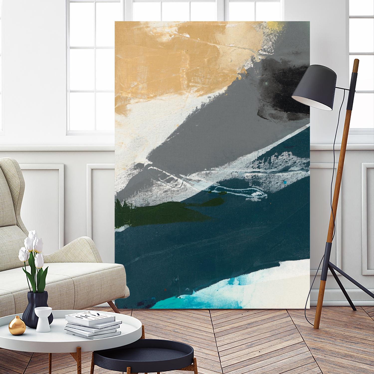 Obscure Abstract IV by Sisa Jasper on GIANT ART - gold abstract abstract