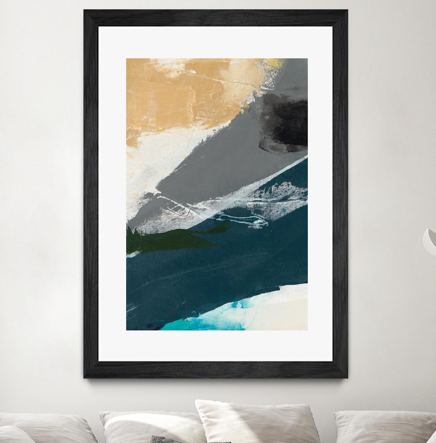 Obscure Abstract IV by Sisa Jasper on GIANT ART - gold abstract abstract