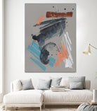 Playful Marks II by Jennifer Goldberger on GIANT ART - orange abstract abstract