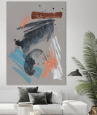 Playful Marks II by Jennifer Goldberger on GIANT ART - orange abstract abstract