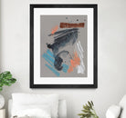 Playful Marks II by Jennifer Goldberger on GIANT ART - orange abstract abstract