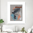 Playful Marks II by Jennifer Goldberger on GIANT ART - orange abstract abstract