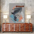 Playful Marks II by Jennifer Goldberger on GIANT ART - orange abstract abstract