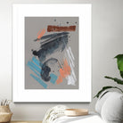 Playful Marks II by Jennifer Goldberger on GIANT ART - orange abstract abstract