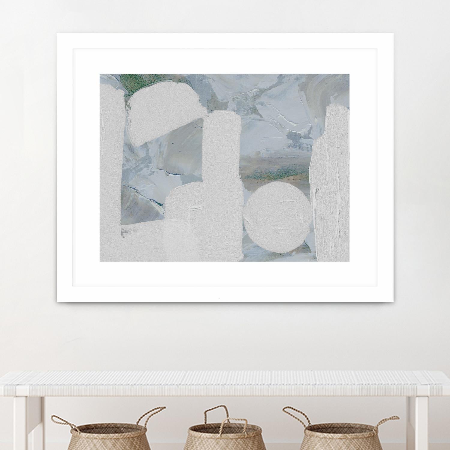 Saltwater Tide III by Melissa Wang on GIANT ART - green abstract abstract