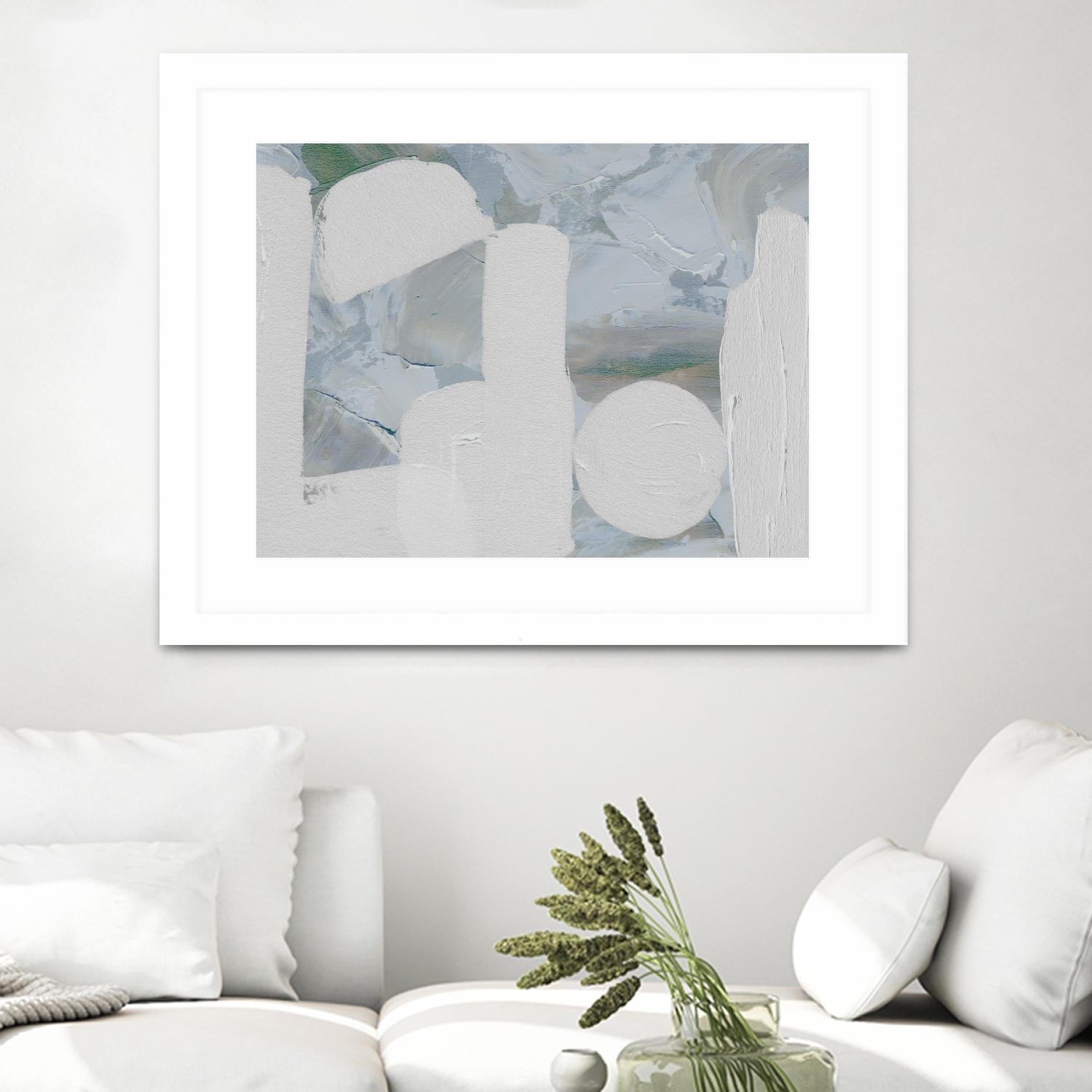 Saltwater Tide III by Melissa Wang on GIANT ART - green abstract abstract