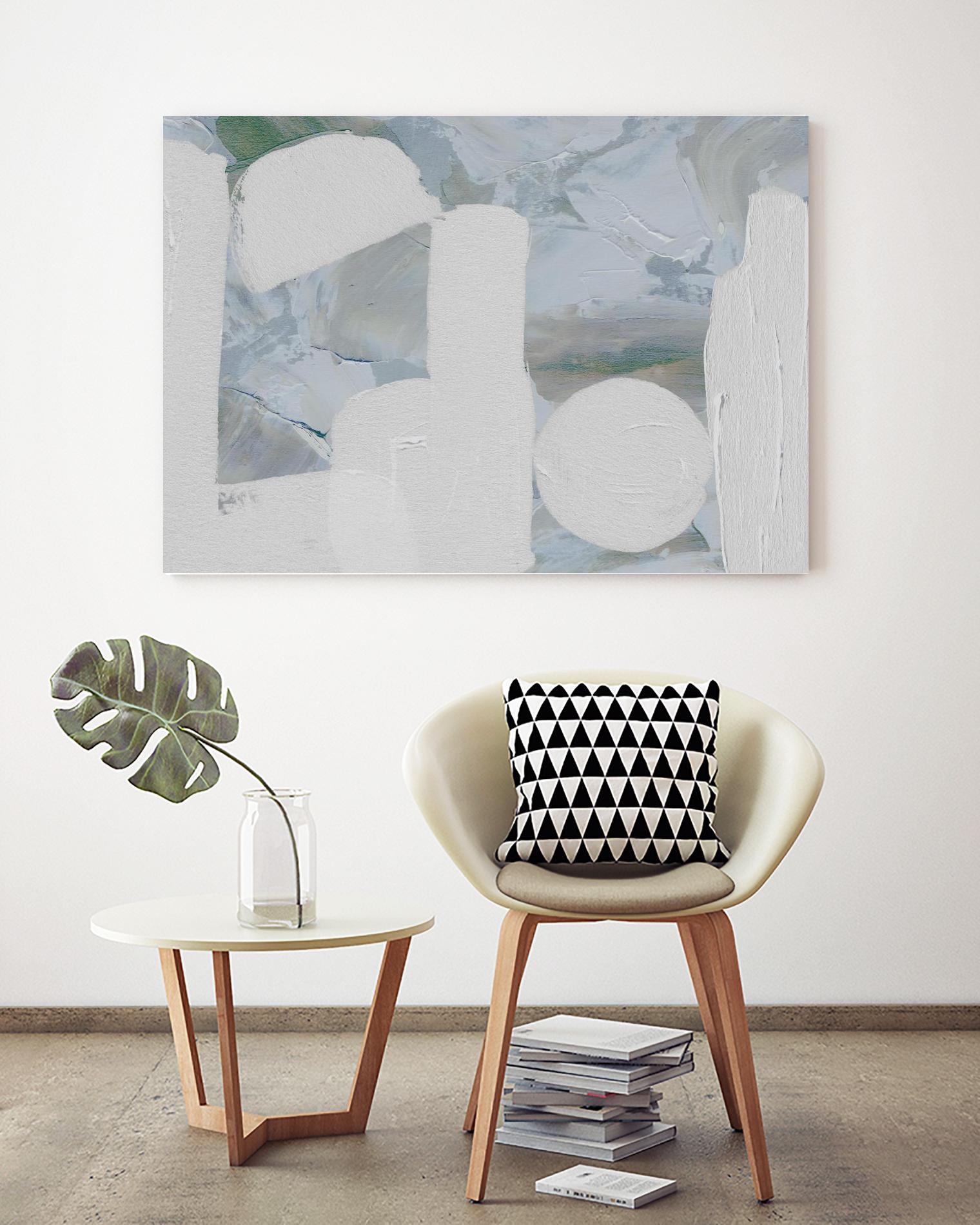 Saltwater Tide III by Melissa Wang on GIANT ART - green abstract abstract