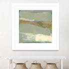 Sage & Gold Swipe III by Jennifer Goldberger on GIANT ART - green abstract abstract