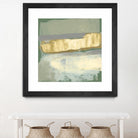 Sage & Gold Swipe IV by Jennifer Goldberger on GIANT ART - gold abstract abstract