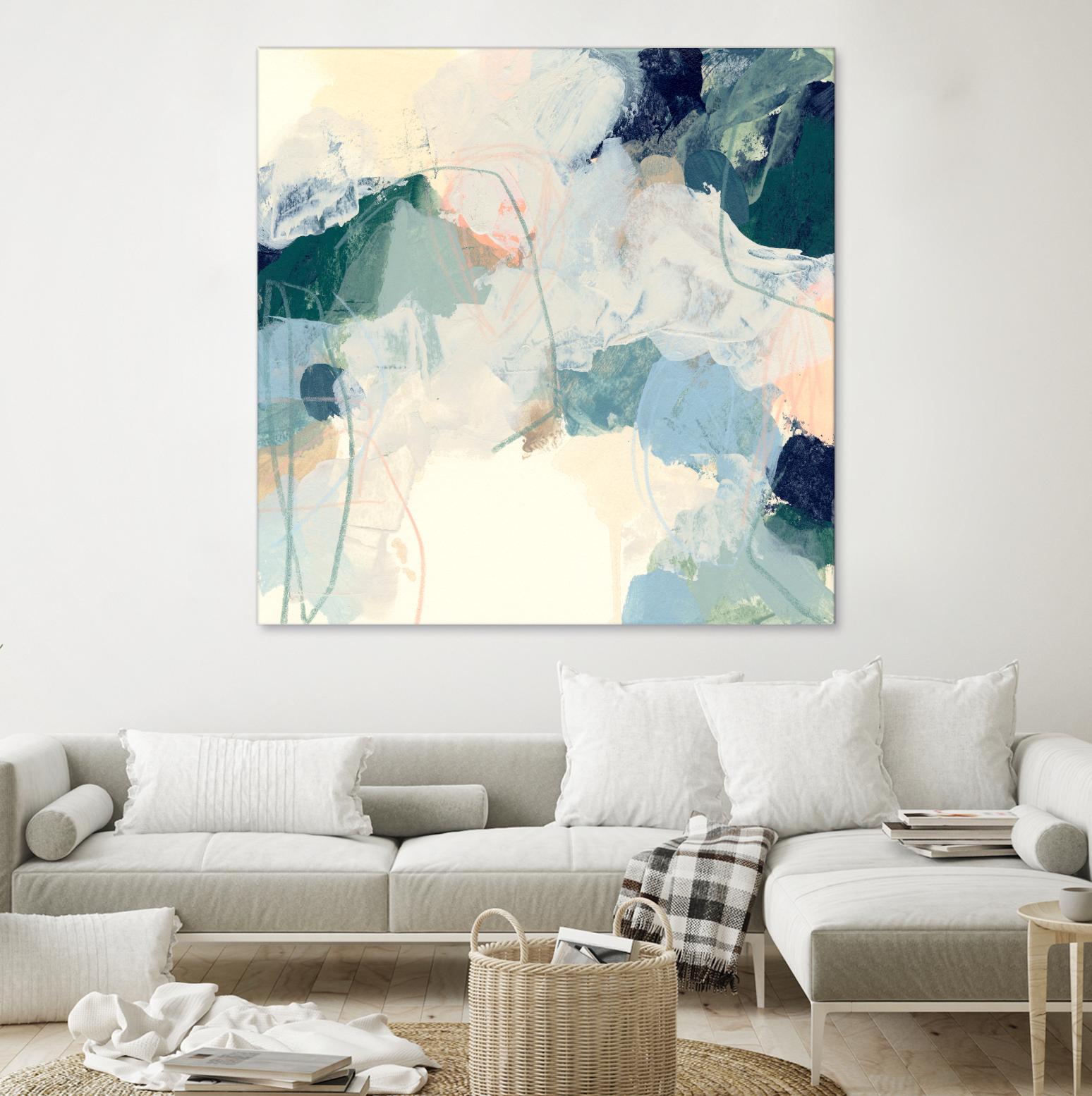 Cloud Gesture II by June Vess on GIANT ART - beige abstract abstract