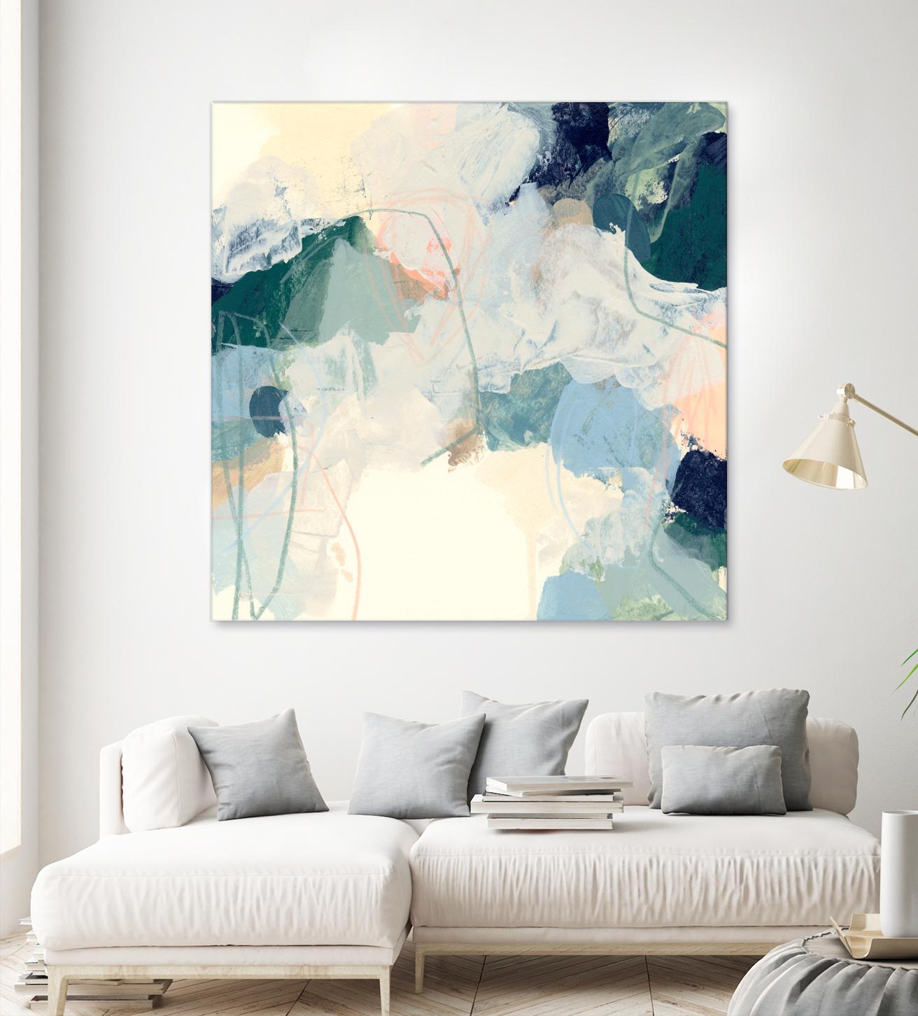 Cloud Gesture II by June Vess on GIANT ART - beige abstract abstract