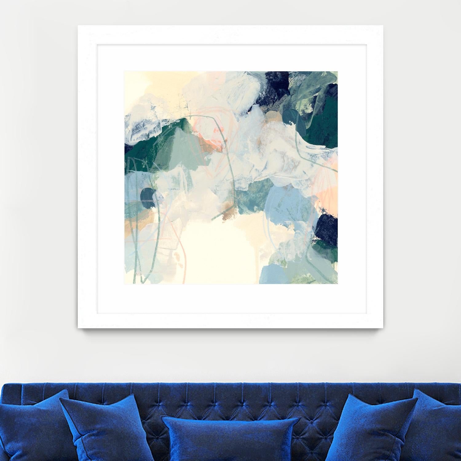 Cloud Gesture II by June Vess on GIANT ART - beige abstract abstract