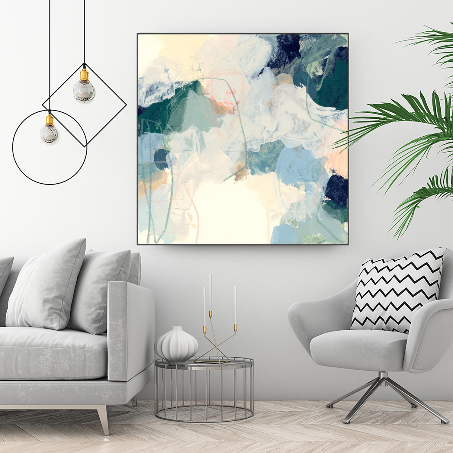 Cloud Gesture II by June Vess on GIANT ART - beige abstract abstract