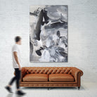 Black & White Mix III by Christina Long on GIANT ART - grey  abstract abstract