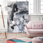 Black & White Mix III by Christina Long on GIANT ART - grey  abstract abstract