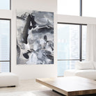 Black & White Mix III by Christina Long on GIANT ART - grey  abstract abstract