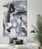 Black & White Mix III by Christina Long on GIANT ART - grey  abstract abstract