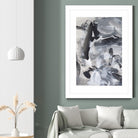 Black & White Mix III by Christina Long on GIANT ART - grey  abstract abstract