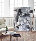 Black & White Mix III by Christina Long on GIANT ART - grey  abstract abstract