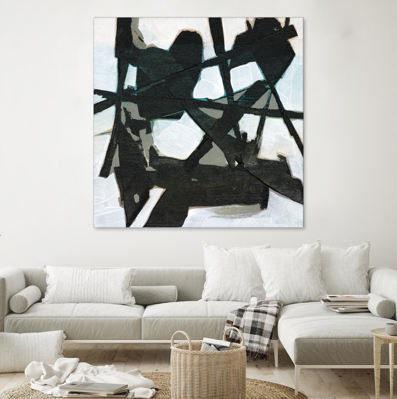 Ode an Kline V by Jennifer Goldberger on GIANT ART - blue abstract abstract