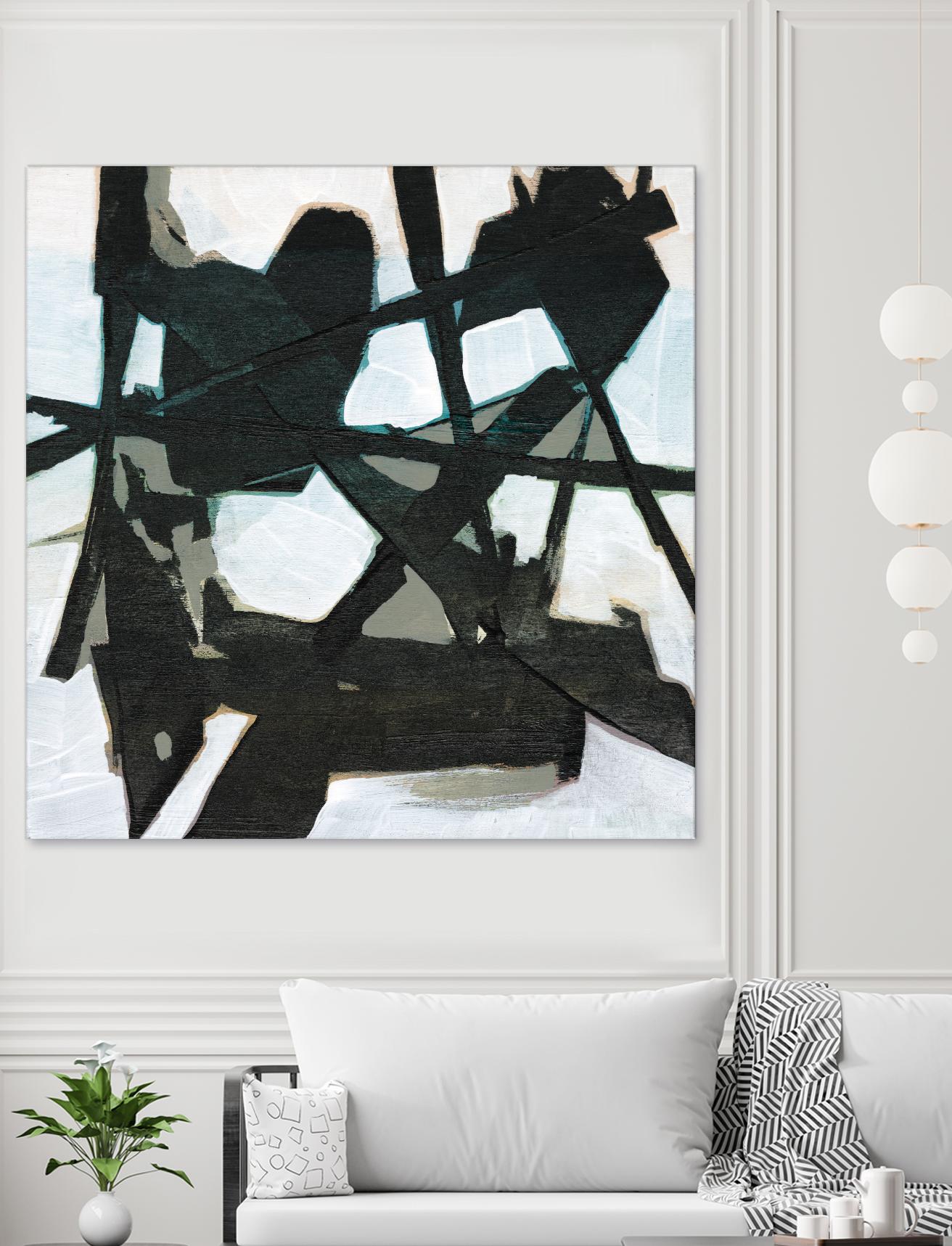 Ode an Kline V by Jennifer Goldberger on GIANT ART - blue abstract abstract