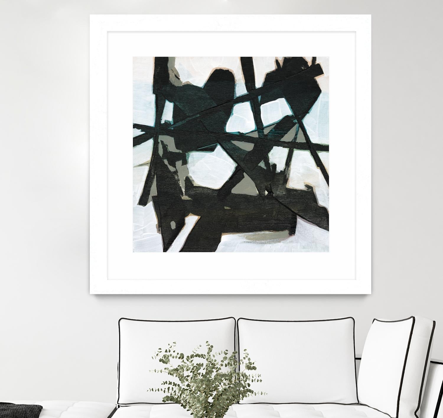 Ode an Kline V by Jennifer Goldberger on GIANT ART - blue abstract abstract