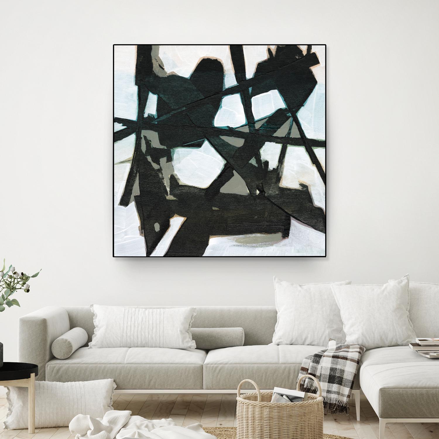 Ode an Kline V by Jennifer Goldberger on GIANT ART - blue abstract abstract