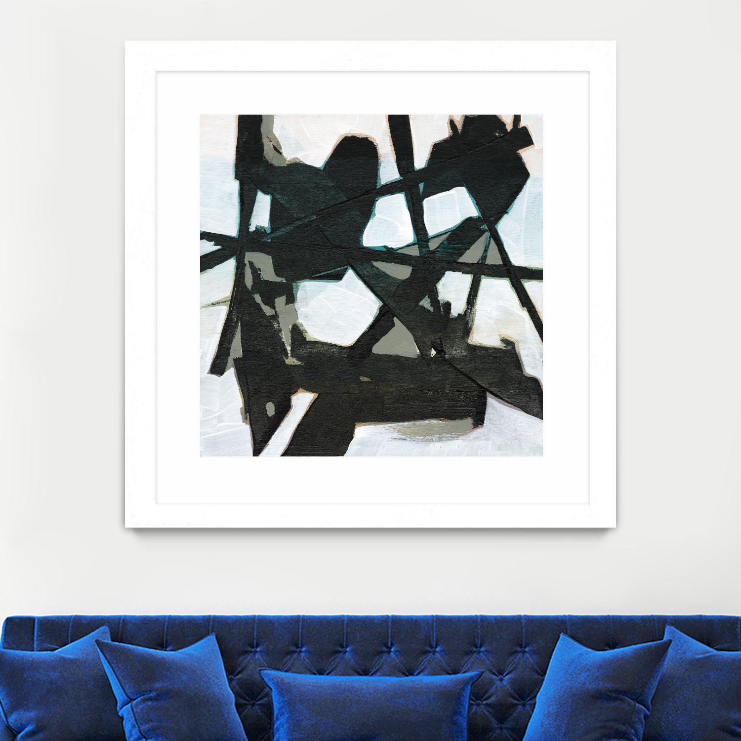 Ode an Kline V by Jennifer Goldberger on GIANT ART - blue abstract abstract
