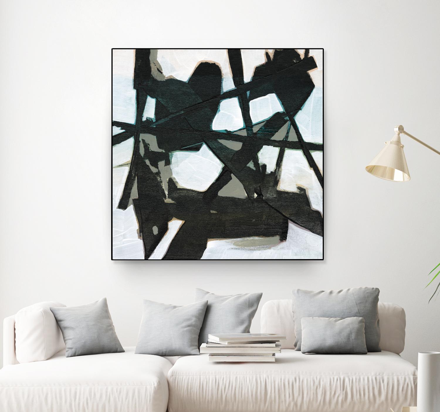 Ode an Kline V by Jennifer Goldberger on GIANT ART - blue abstract abstract