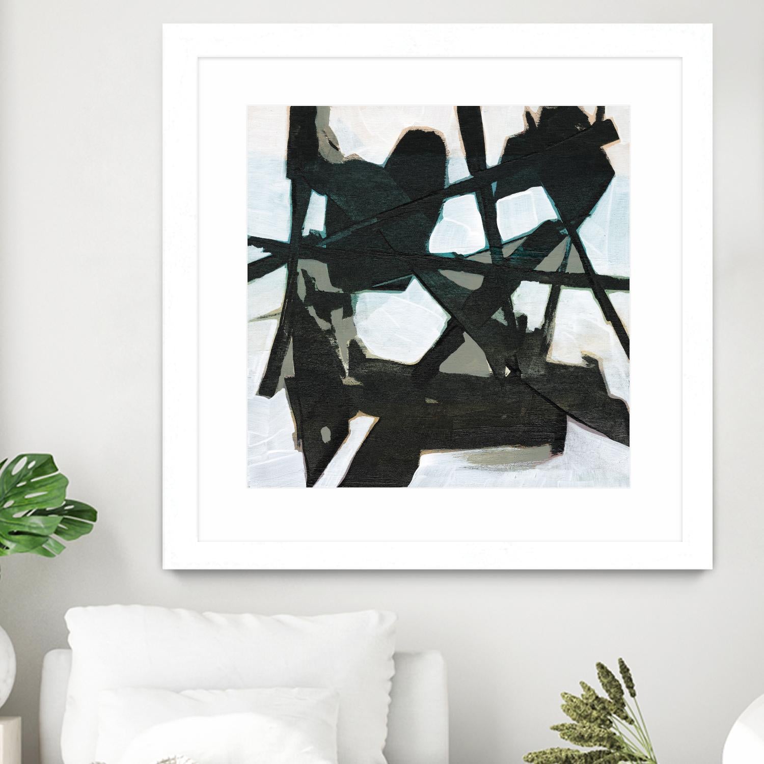 Ode an Kline V by Jennifer Goldberger on GIANT ART - blue abstract abstract