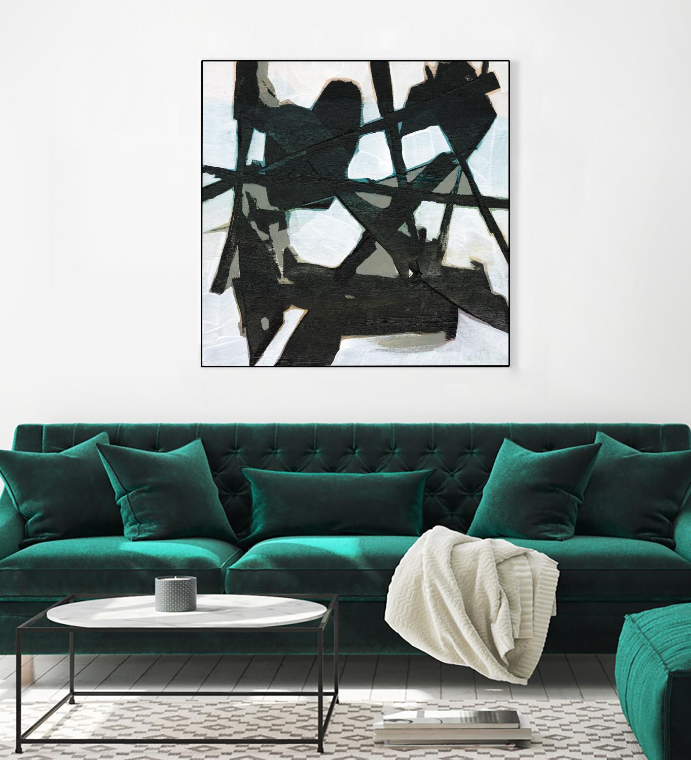 Ode an Kline V by Jennifer Goldberger on GIANT ART - blue abstract abstract
