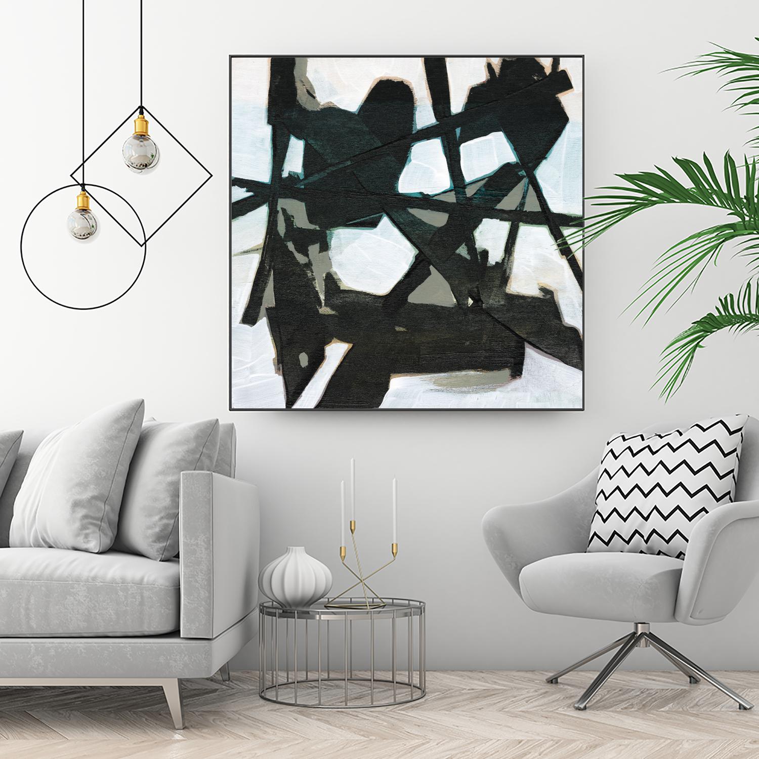 Ode an Kline V by Jennifer Goldberger on GIANT ART - blue abstract abstract