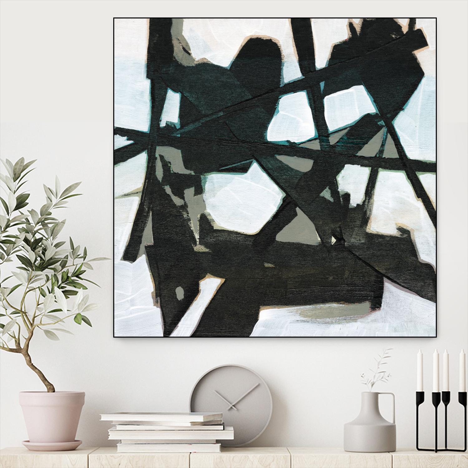 Ode an Kline V by Jennifer Goldberger on GIANT ART - blue abstract abstract