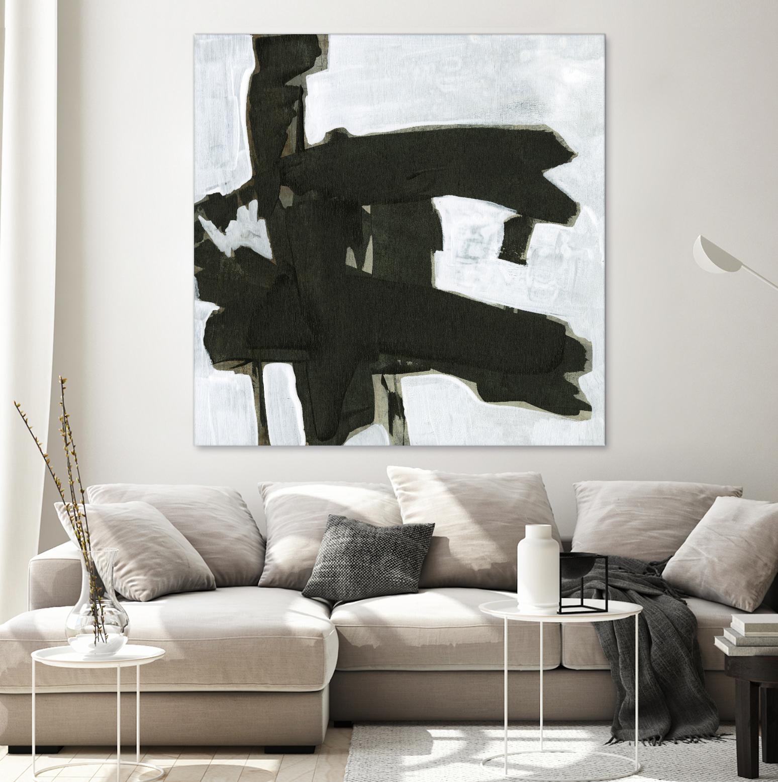 Ode an Kline VII by Jennifer Goldberger on GIANT ART - white abstract abstract