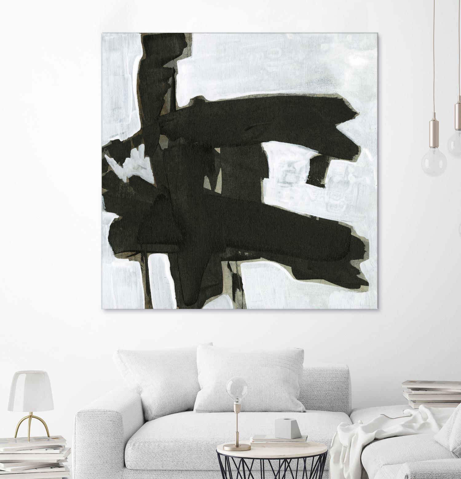 Ode an Kline VII by Jennifer Goldberger on GIANT ART - white abstract abstract