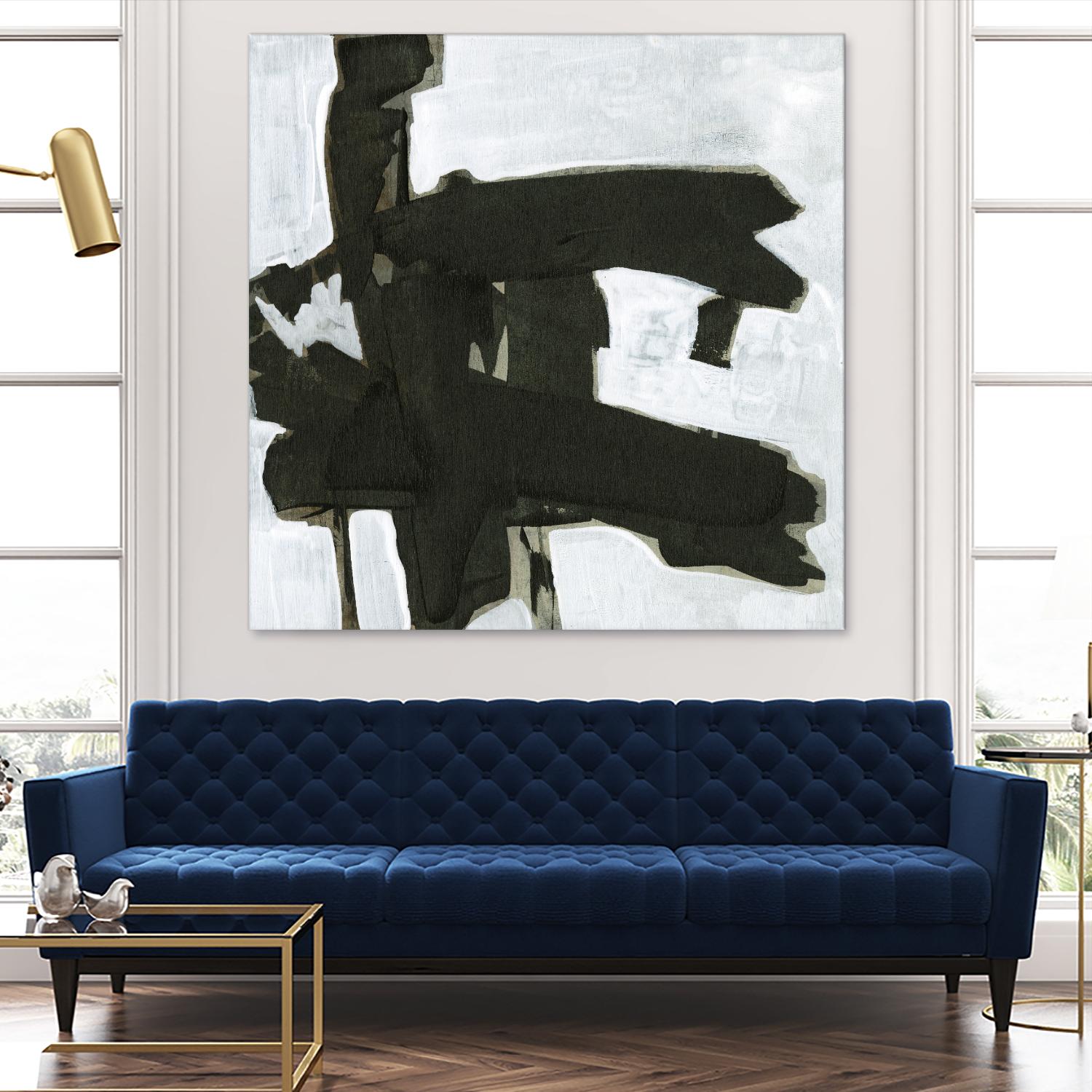 Ode an Kline VII by Jennifer Goldberger on GIANT ART - white abstract abstract