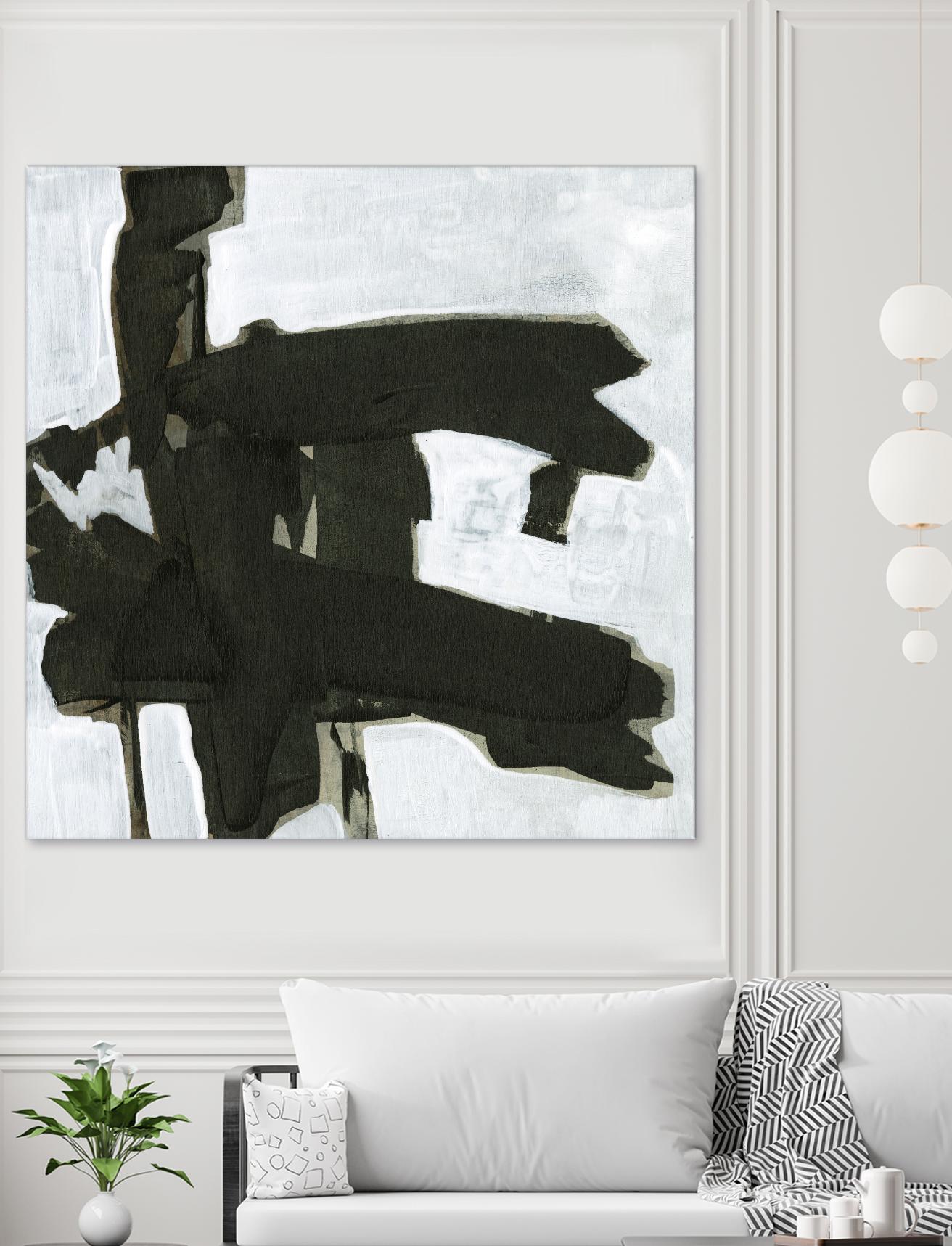 Ode an Kline VII by Jennifer Goldberger on GIANT ART - white abstract abstract