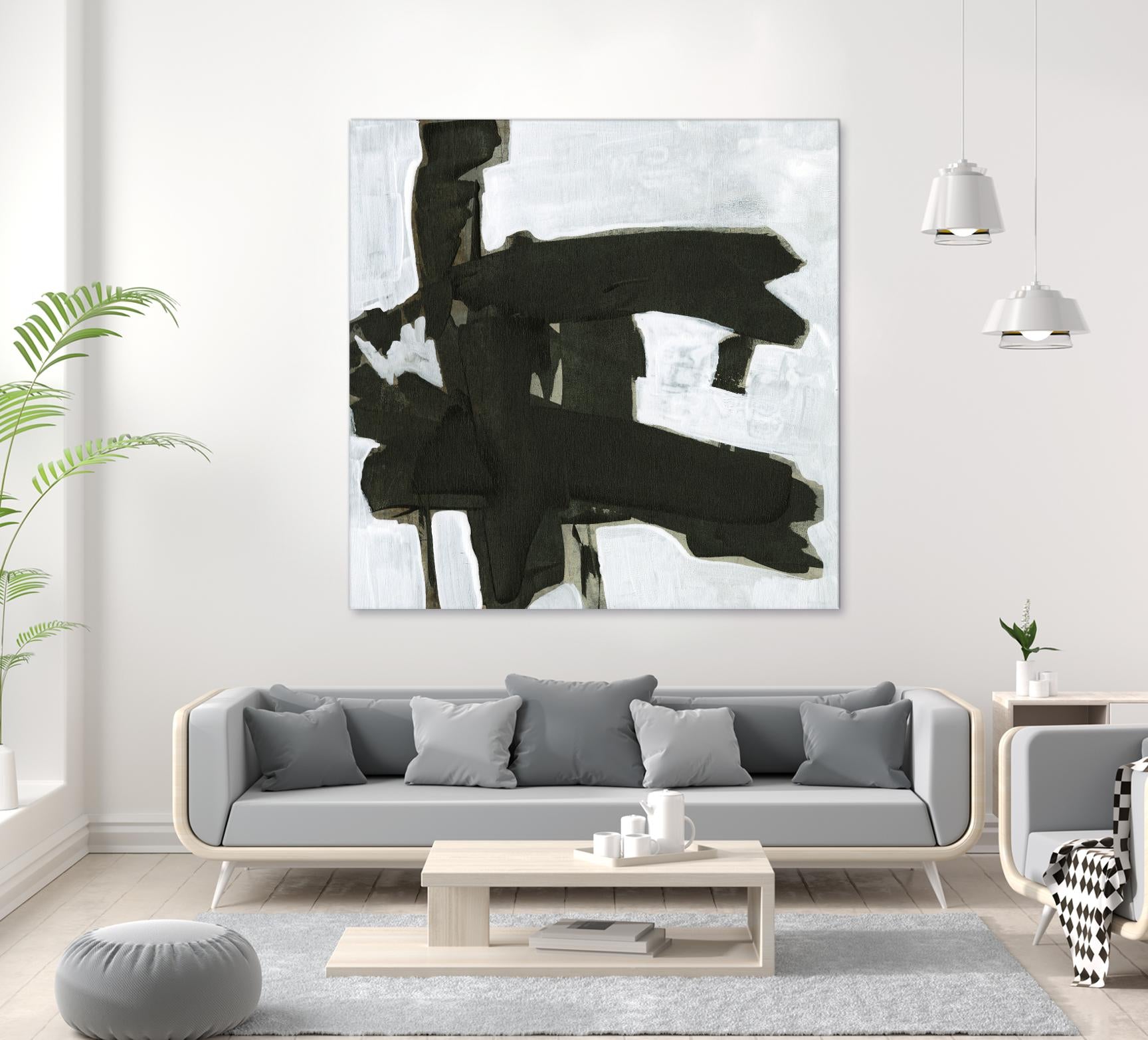 Ode an Kline VII by Jennifer Goldberger on GIANT ART - white abstract abstract