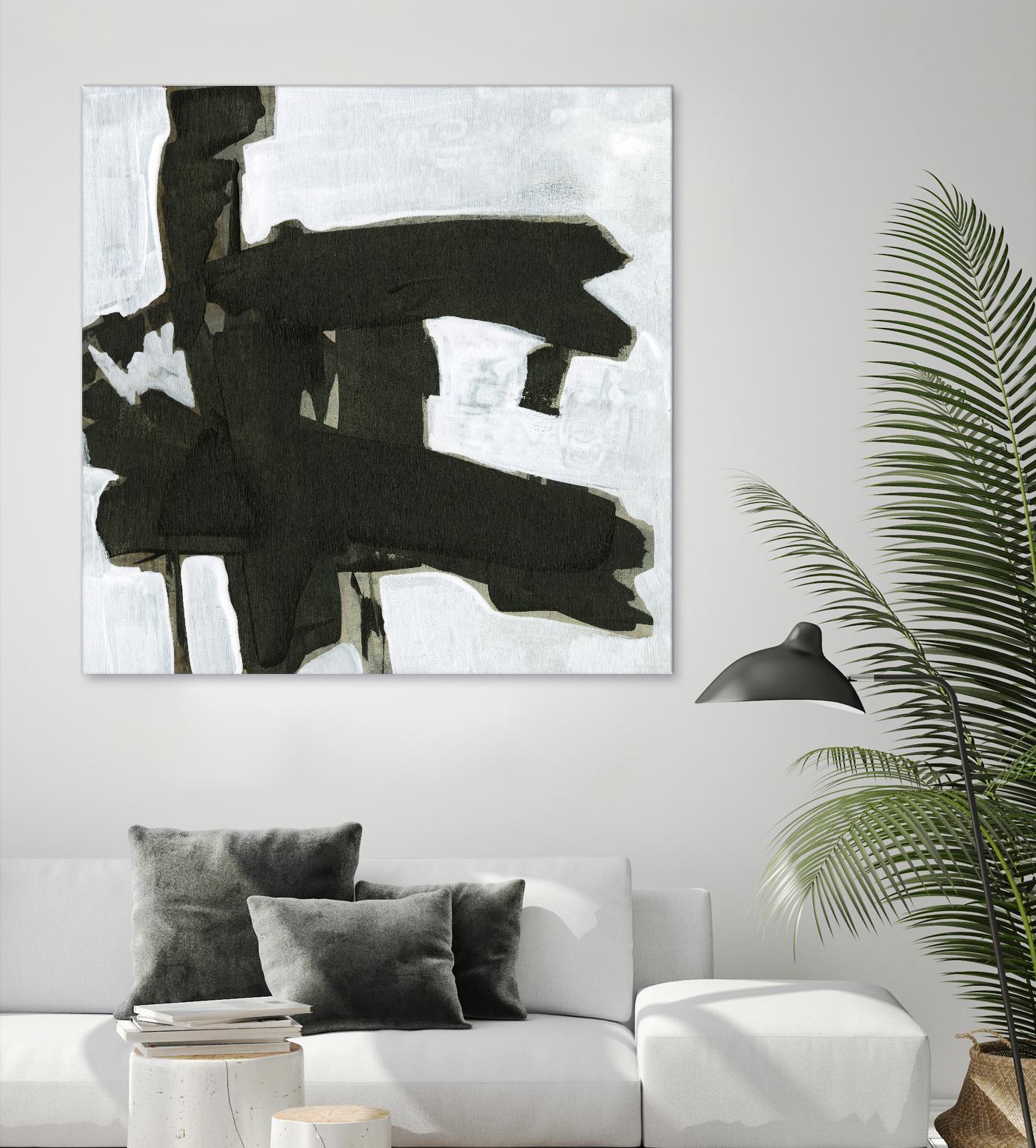Ode an Kline VII by Jennifer Goldberger on GIANT ART - white abstract abstract
